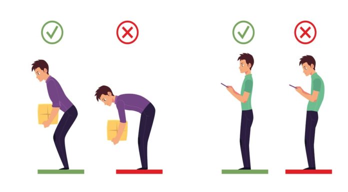 Having ‘good’ posture would not stop again ache, and ‘dangerous’ posture would not trigger it