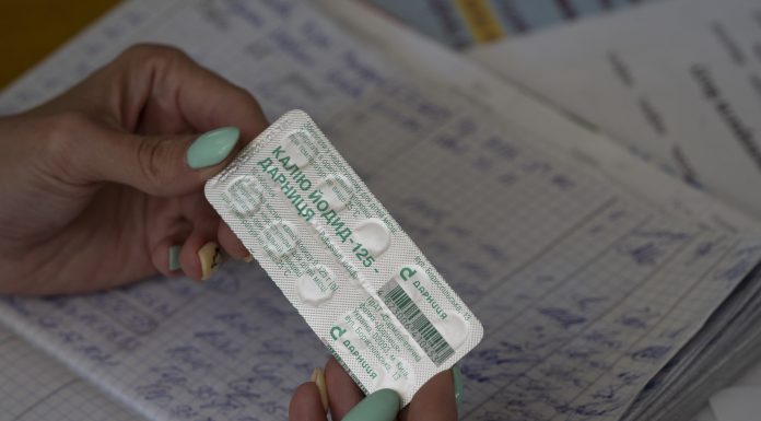 How iodine tablets block some nuclear radiation