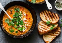 5-step simple recipe to make lentil veggie soup at residence