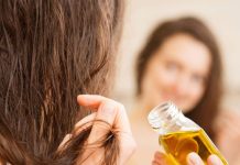 Flip to those hair oils for dry hair in winter