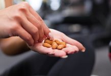 Have almonds as a post-workout snack due to their myriad advantages!
