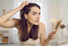 Dwelling treatments to repair hair loss from stress