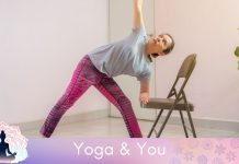 Chair yoga for seniors: Poses with steps
