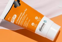 The Derma Co hyaluronic acid sunscreen: Is it good for shiny pores and skin?