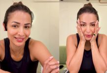Malaika Arora shared a hack to scale back face puffiness