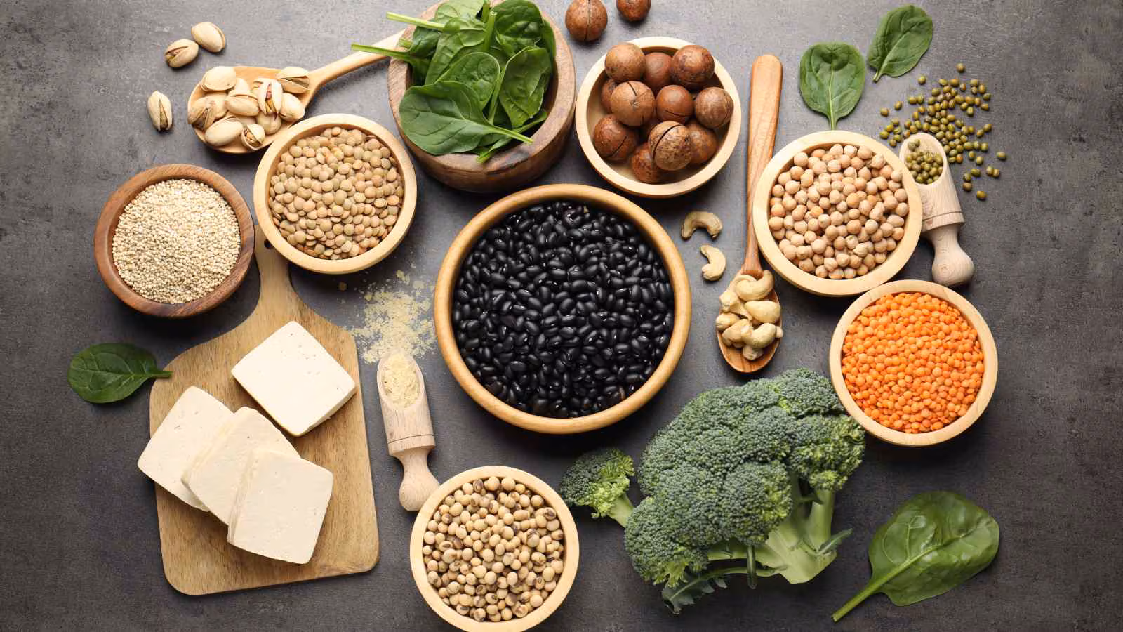 The way to get 50–100g protein on a vegetarian eating regimen